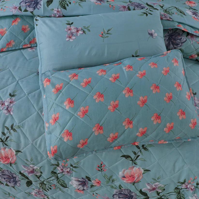 7 Pcs Comforter Set King Size Design KCC 029
