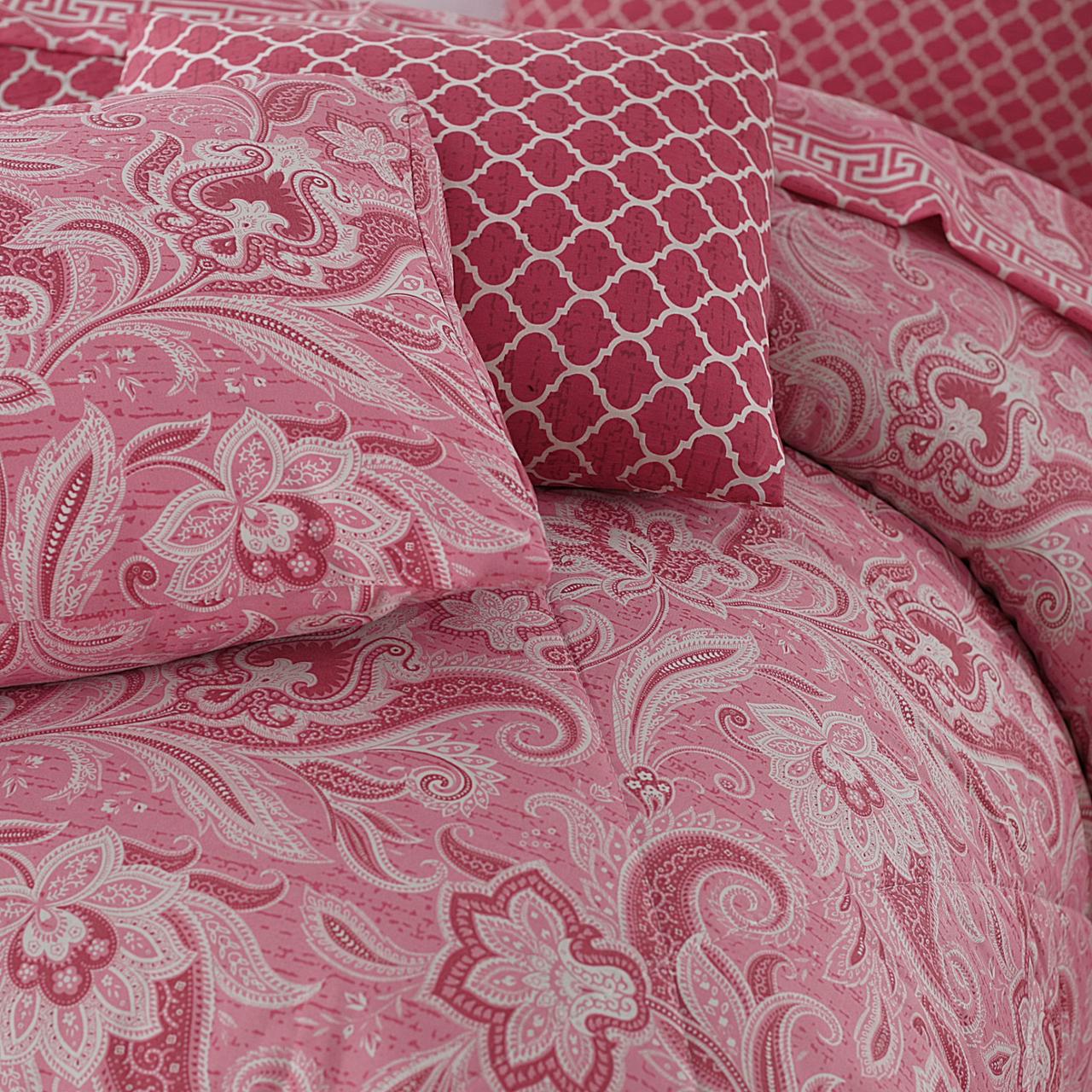 7 Pcs Comforter Set King Size Design KCC 020