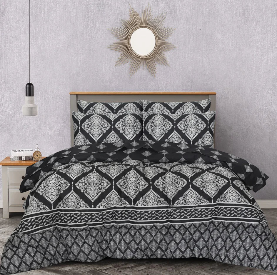Nedviw Double Bed 6 pc Winter Razai Set (Heavy Filling) DZ-35