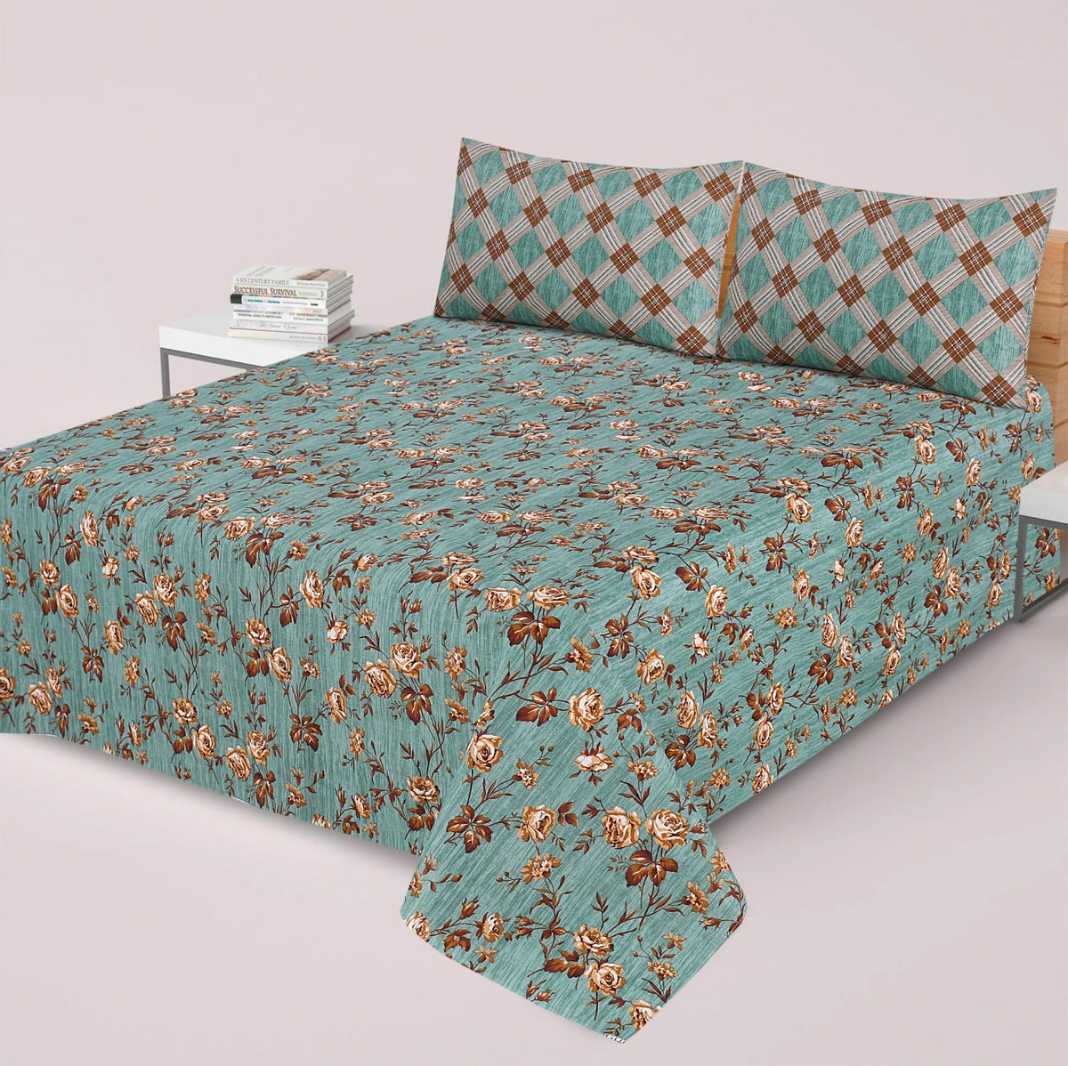 3 Pcs Bed sheet B- 315