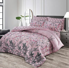 Double Bed 6 pc Winter Razai Set (Heavy Filling) DZ-08