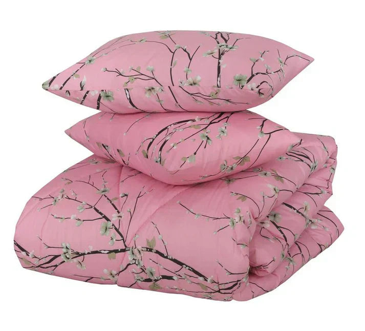 Winter Quilt/Razai Set SH-33 (Heavy polyester Filling)