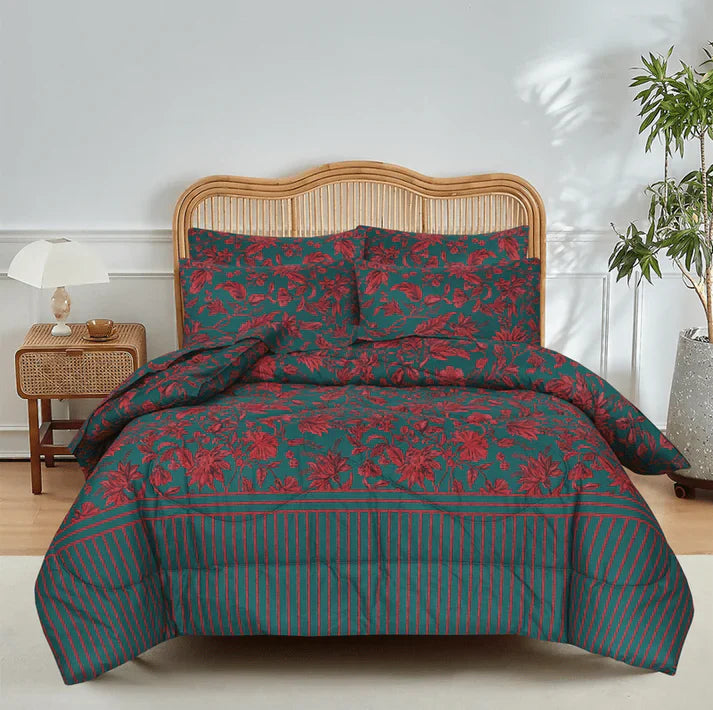 Winter Quilt/Razai Set SH-31 (Heavy polyester Filling)